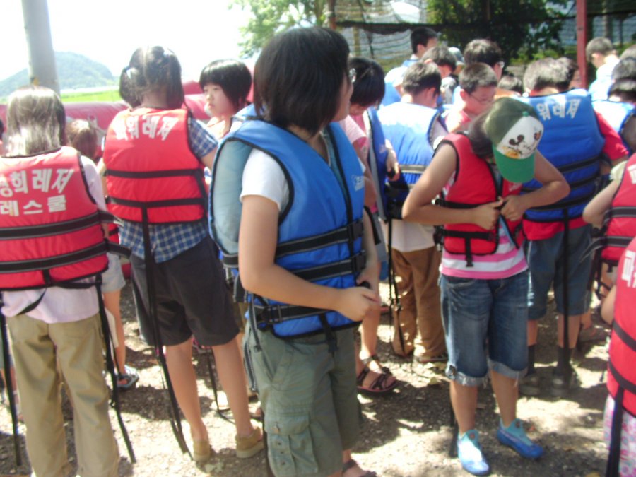 양천구 청소년 일일 래프팅 캠프